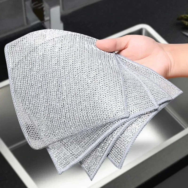 Wire Mesh Dishwashing Rags (10 pcs)