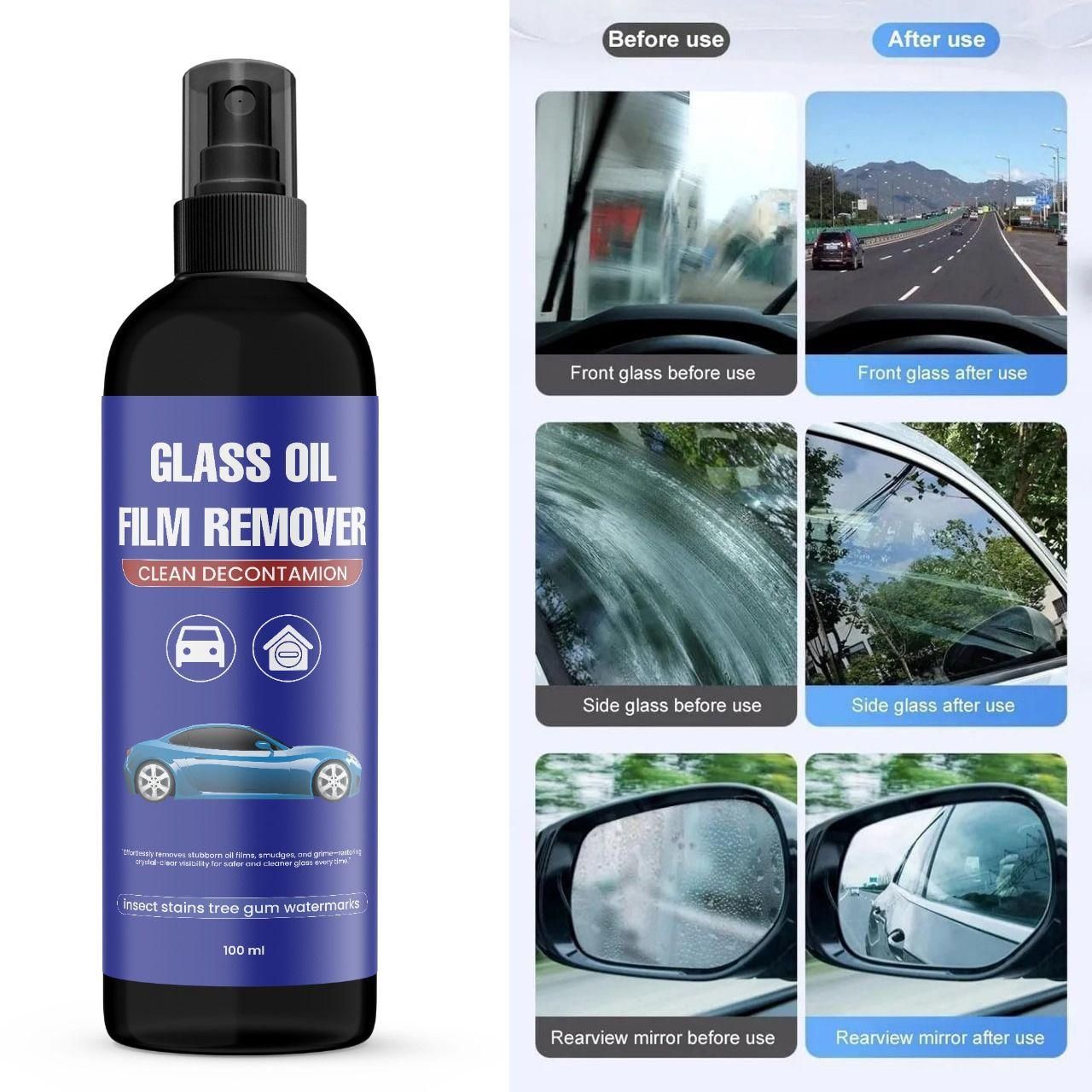 Glass Oil Film Remover (Buy 1 Get 1 Free)