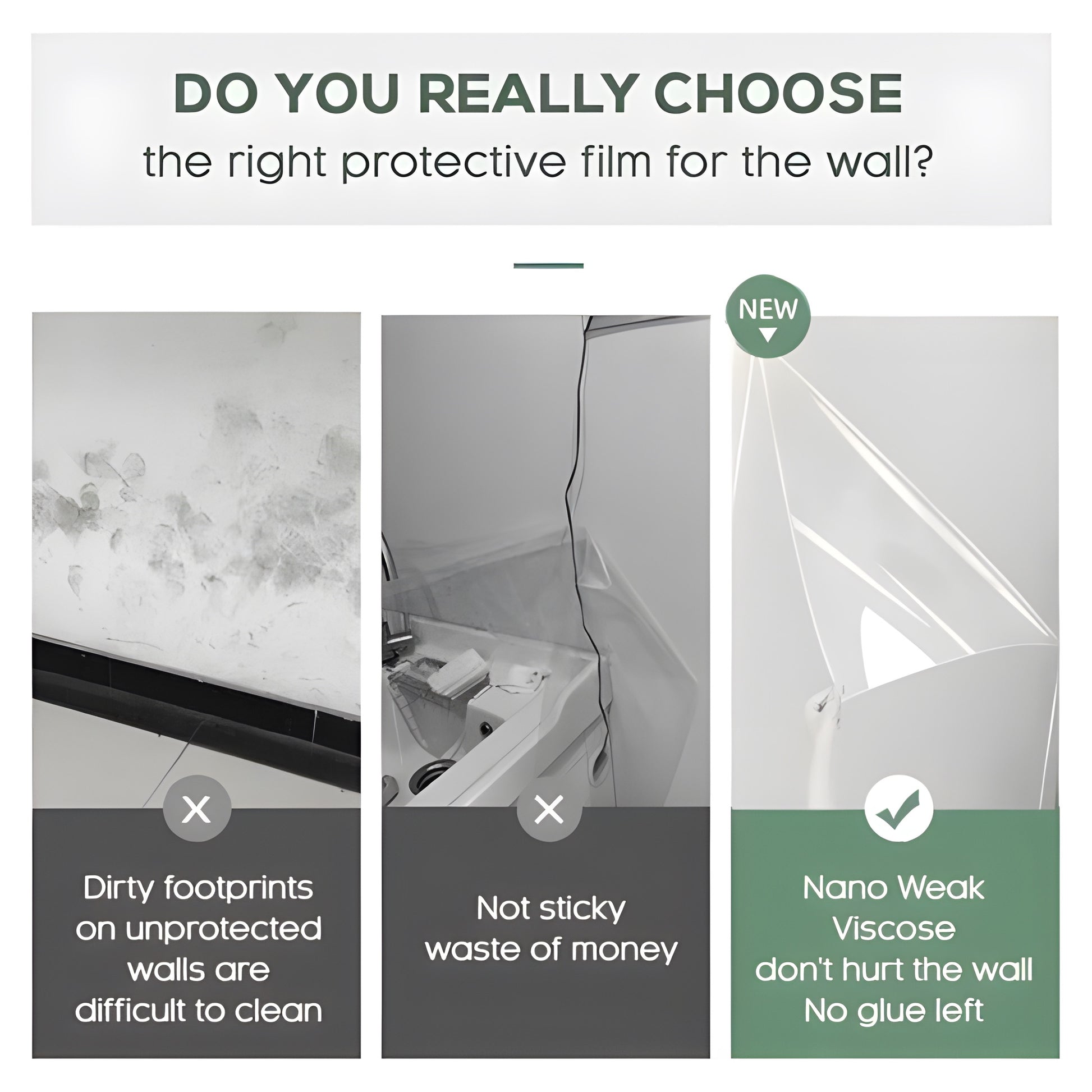 Clear Wall Protector Film (Buy 1 Get 1 Free)