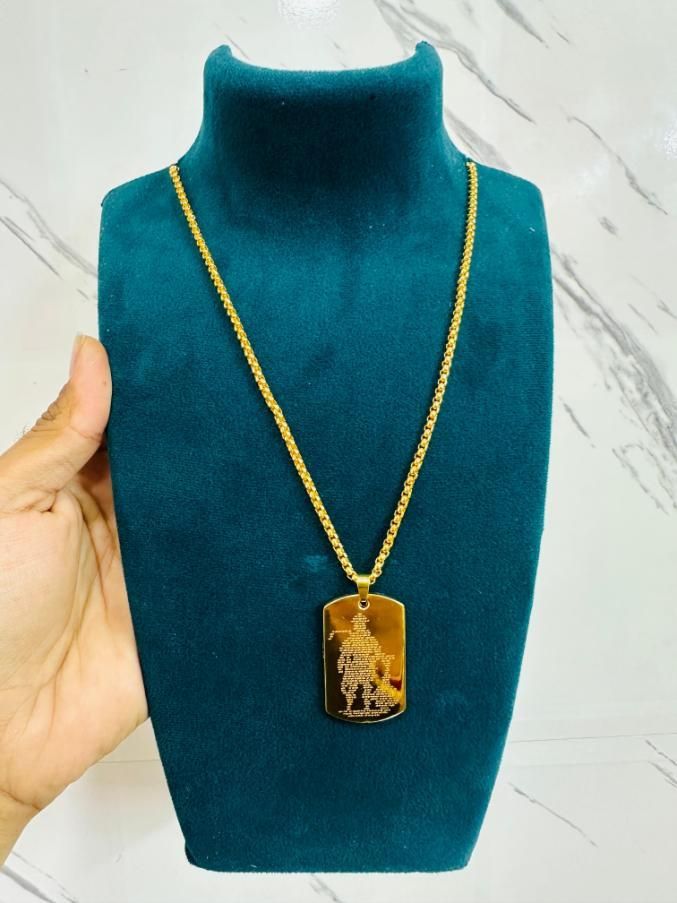 Hanuman Chalisa Pendant + Chain