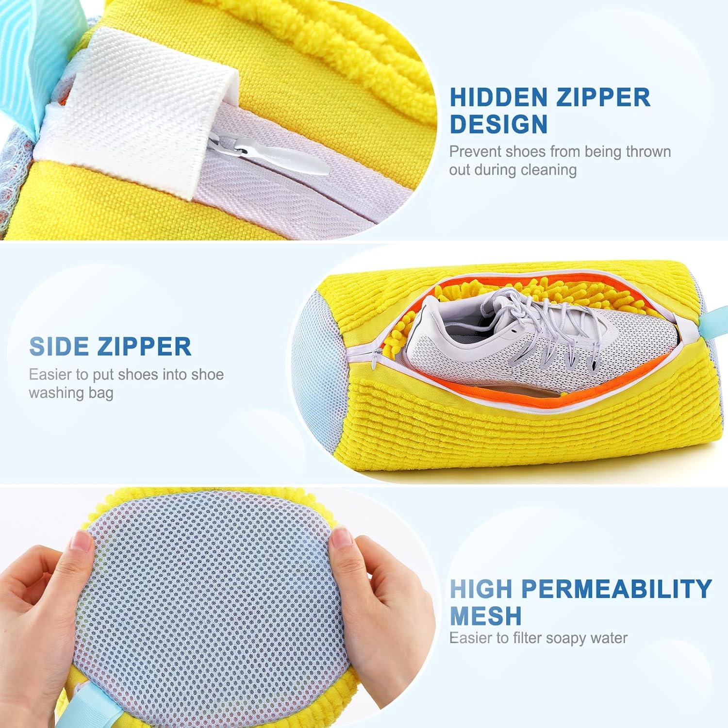 Shoe Wash Machine Bag (Protective Mesh)