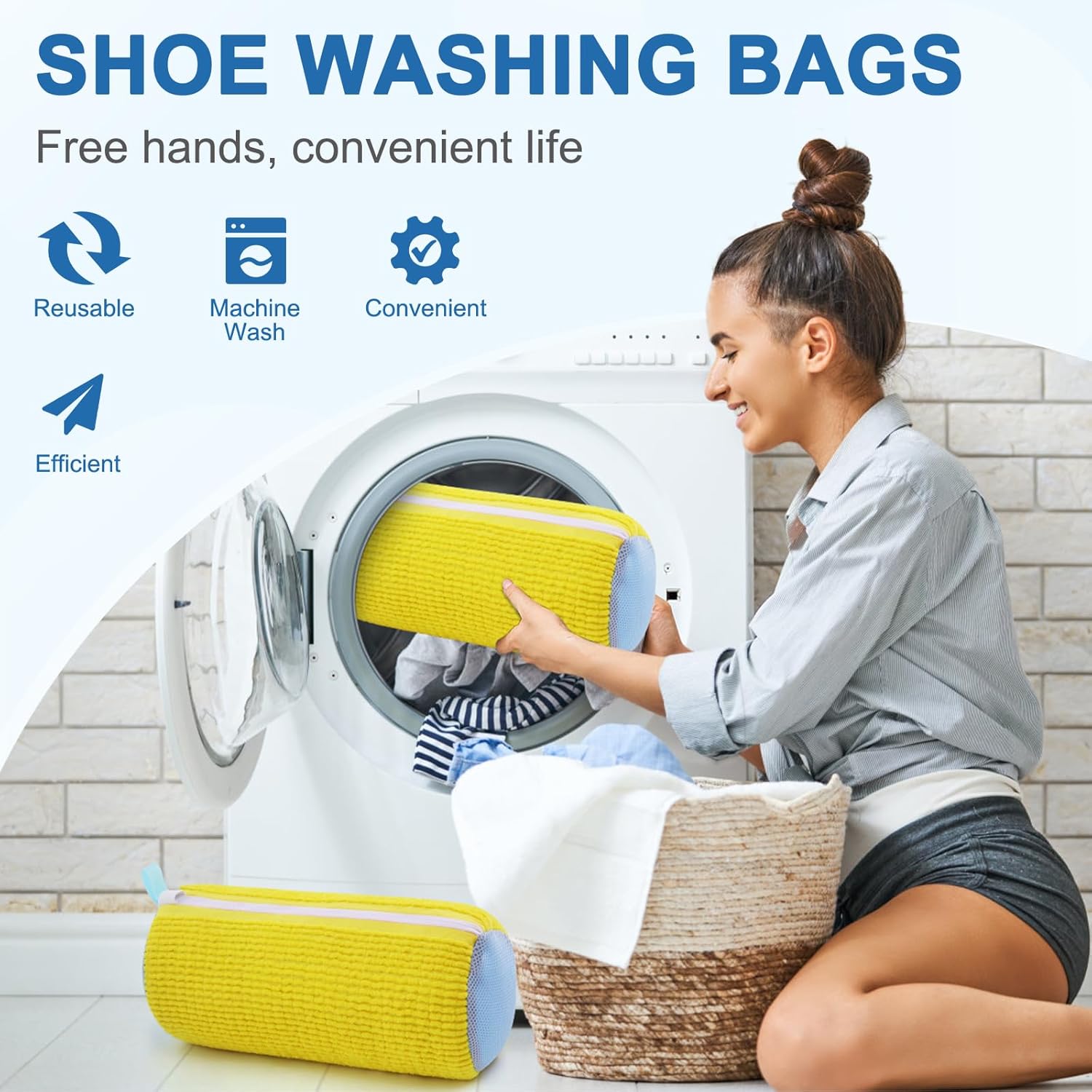 Shoe Wash Machine Bag (Protective Mesh)