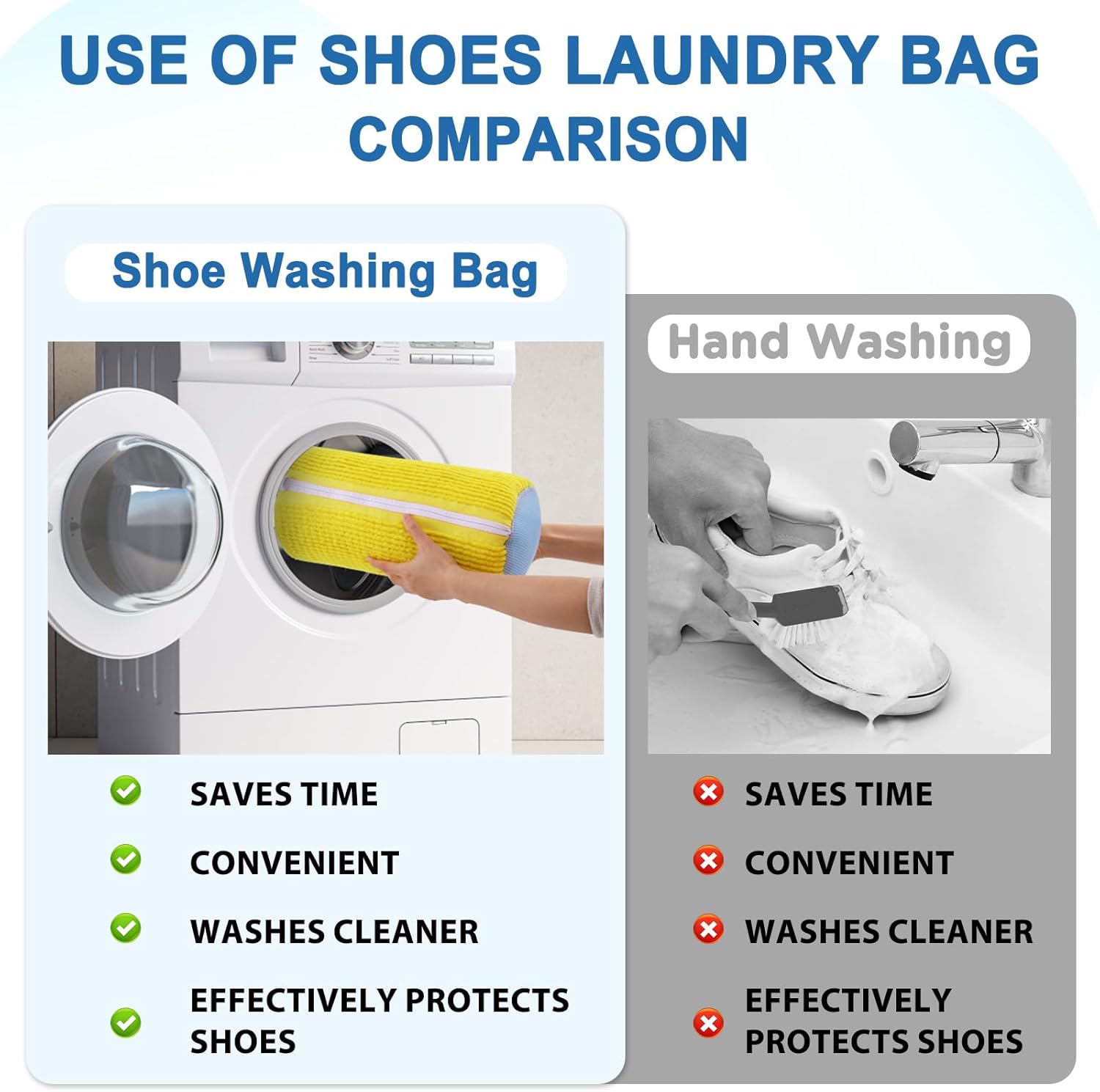 Shoe Wash Machine Bag (Protective Mesh)