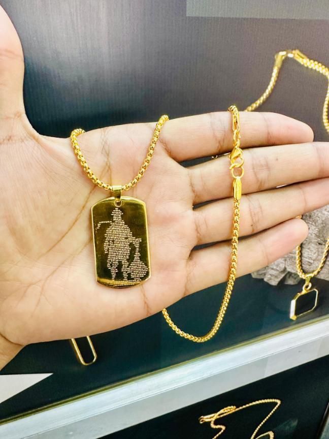 Hanuman Chalisa Pendant + Chain