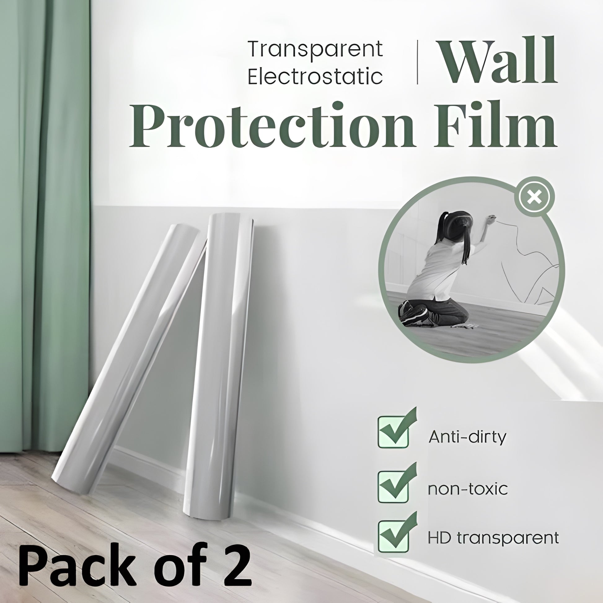 Clear Wall Protector Film (Buy 1 Get 1 Free)