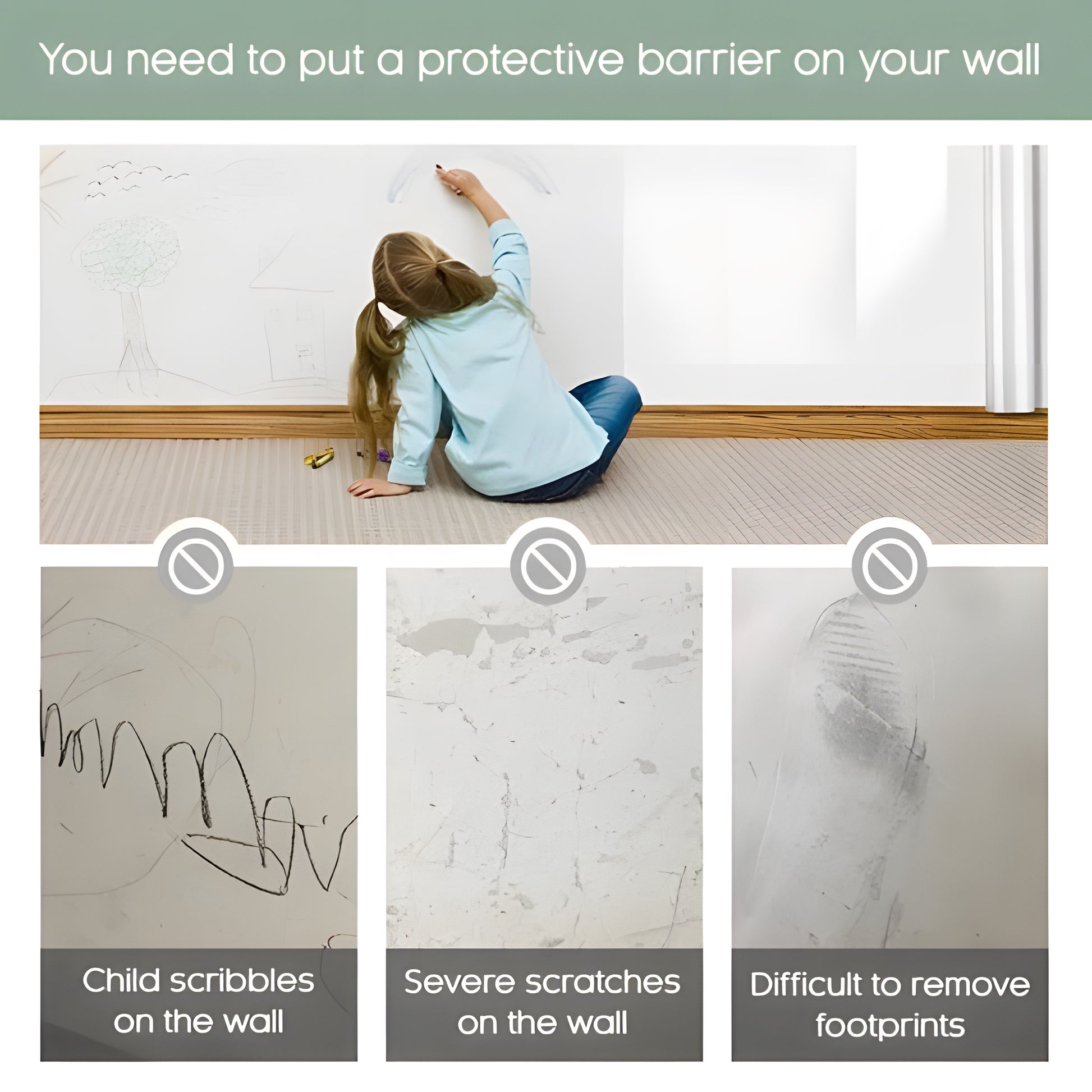 Clear Wall Protector Film (Buy 1 Get 1 Free)