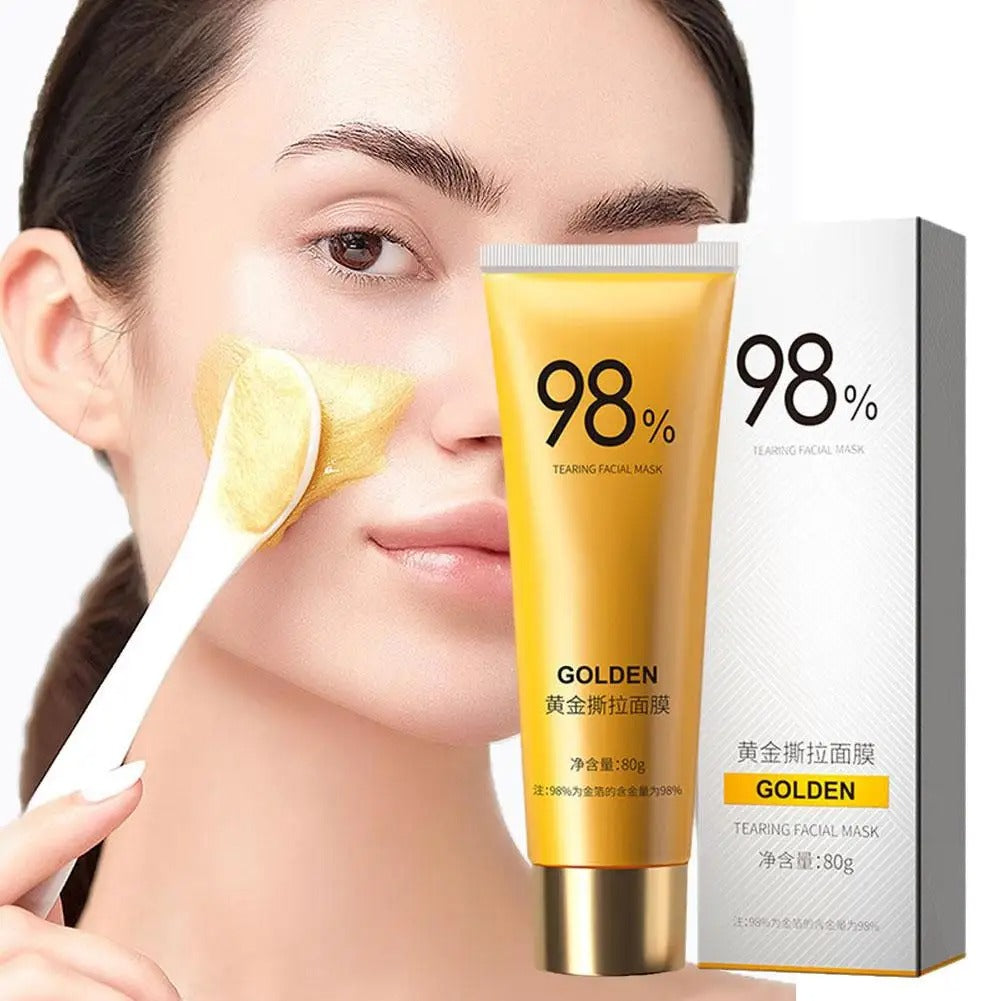 24K Gold Peel‑Off Face Mask