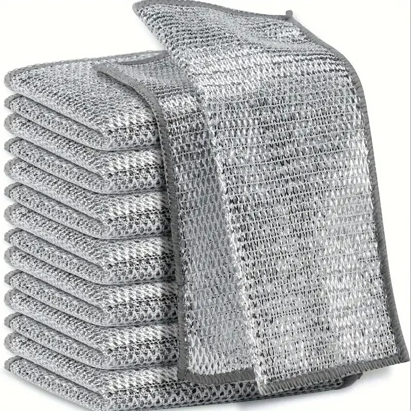 Wire Mesh Dishwashing Rags (10 pcs)