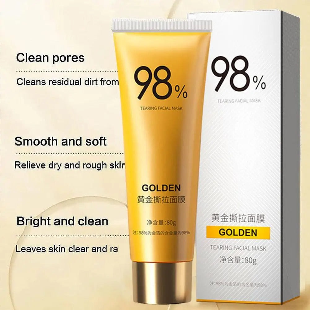 24K Gold Peel‑Off Face Mask