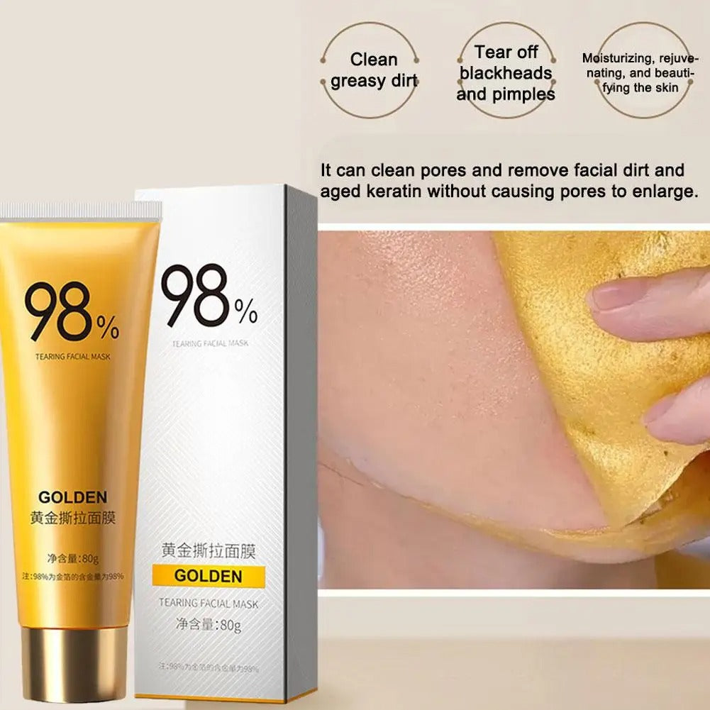24K Gold Peel‑Off Face Mask