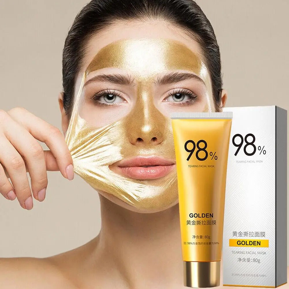 24K Gold Peel‑Off Face Mask